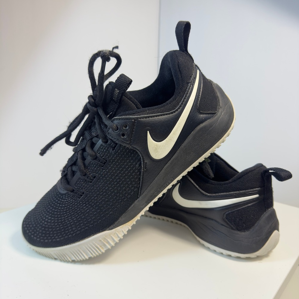 Nike‎ Zoom Hyperace 2 Volleyball Shoes Women 7 Black White AA0286-001